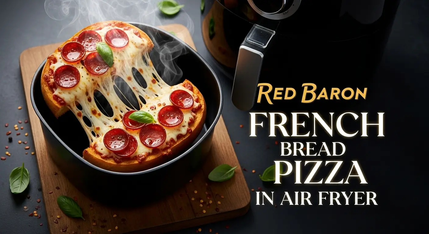 Read more about the article Red Baron French Bread Pizza Air Fryer Time & Temp
